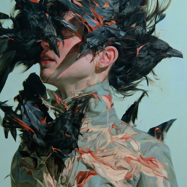 Meghan Howland style, Midjourney V8.2, render 4 of 4