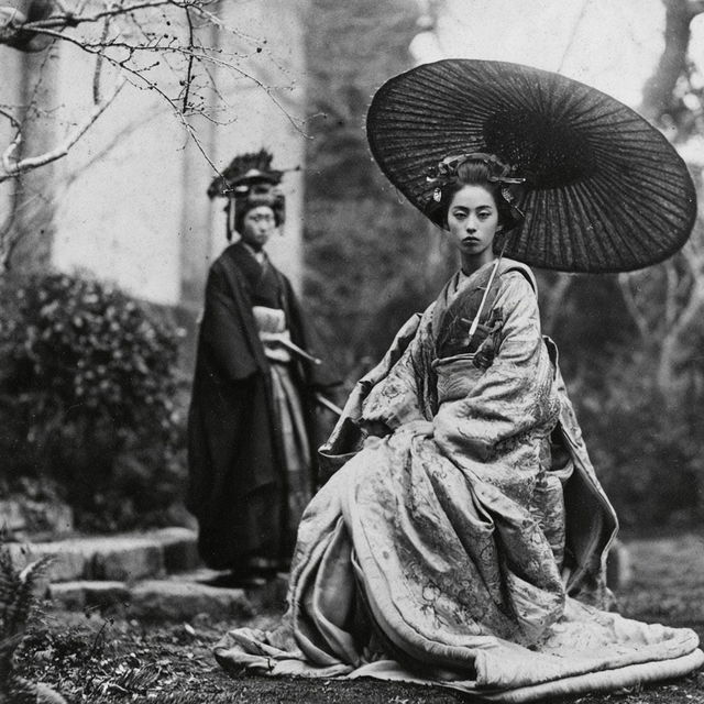 Meiji Period photography style, Midjourney V8.2, render 2 of 4