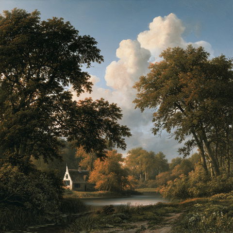 Meindert Hobbema style (Painters), Midjourney V8.2