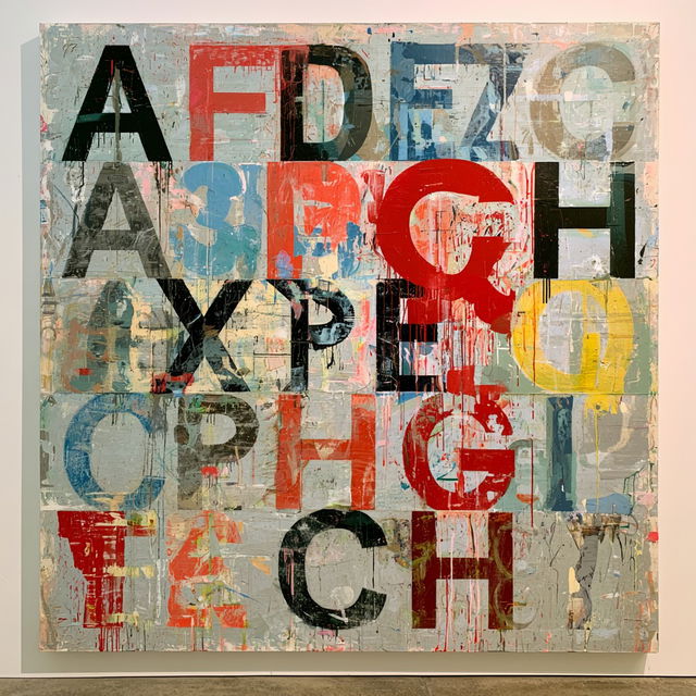 Mel Bochner style, Midjourney V8.2, render 1 of 4