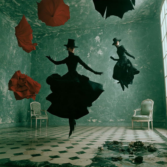 Melvin Sokolsky style, Midjourney V8.2, render 2 of 4