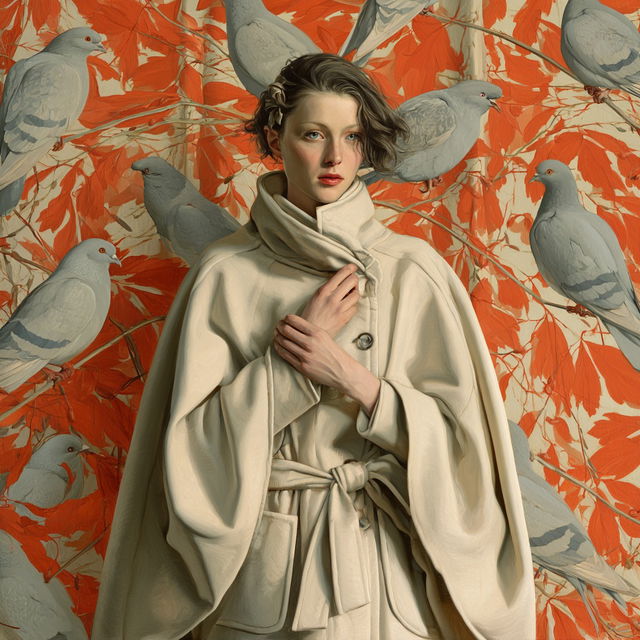 Meredith Frampton style, Midjourney V8.2, render 3 of 4