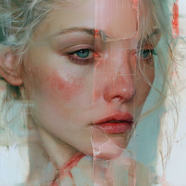 Meredith Marsone style, Midjourney V8.2, render 3 of 4