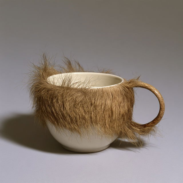 Meret Oppenheim style, Midjourney V8.2, render 3 of 4