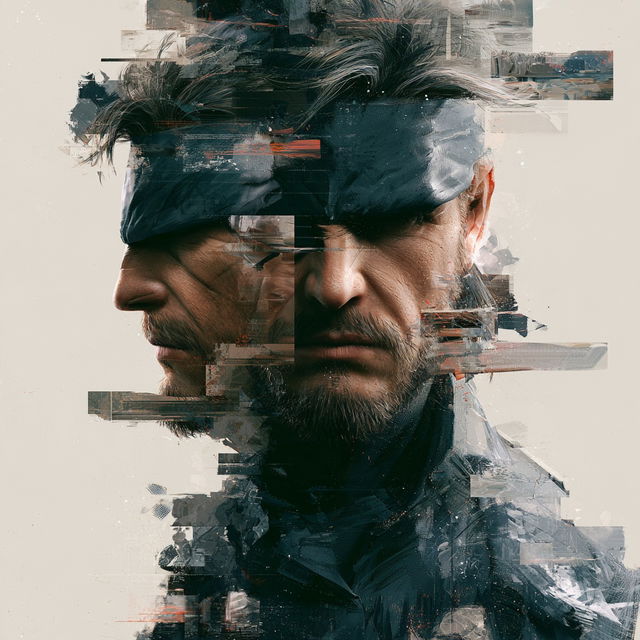 Metal Gear Solid style, Midjourney V8.2, render 2 of 4