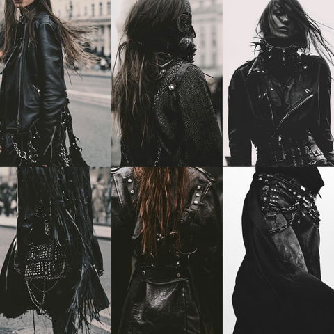 Metalhead fashion style (Genres), Midjourney V8.2