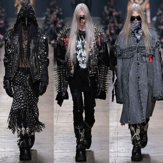 Metalhead fashion style, Midjourney V8.2, render 3 of 4