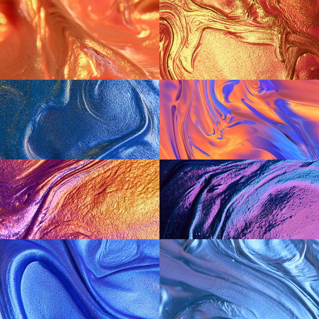 Metallic colors style, Midjourney V8.2, render 3 of 4