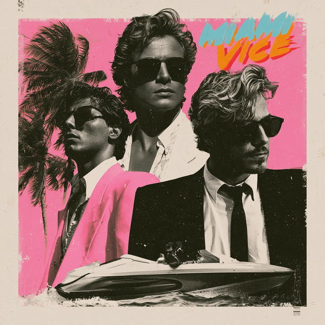 Miami Vice style, Midjourney V8.2, render 4 of 4