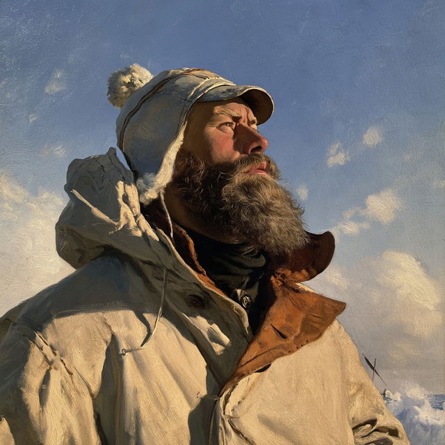 Michael Ancher style, Midjourney V8.2, render 3 of 4