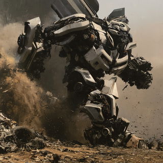 Michael Bay style, Midjourney V8.2, render 3 of 4
