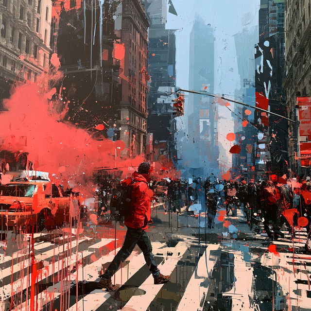 Michael Bay style, Midjourney V8.2, render 2 of 4