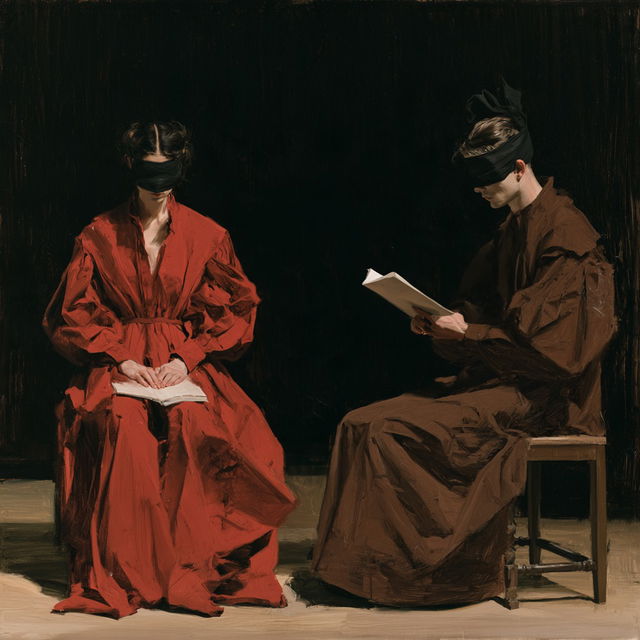 Michael Borremans style, Midjourney V8.2, render 2 of 4