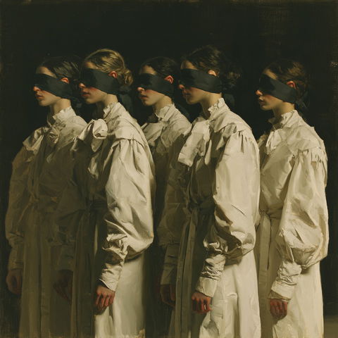 Michael Borremans style (Painters), Midjourney V8.2