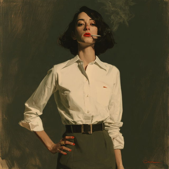 Michael Carson style, Midjourney V8.2, render 4 of 4