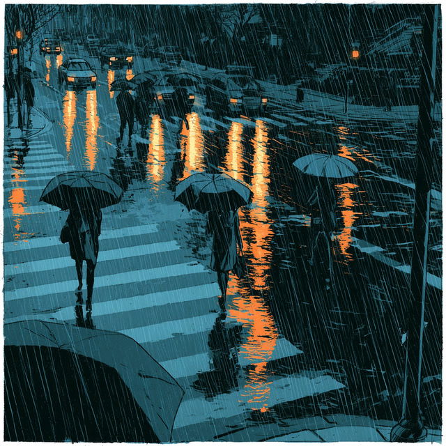 Michael Cho style, Midjourney V8.2, render 3 of 4