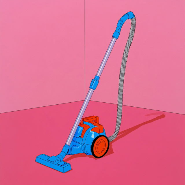 Michael Craig-Martin style, Midjourney V8.2, render 1 of 4