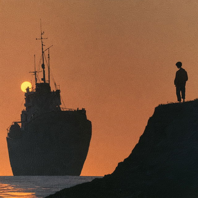 Michael Dudok de Wit style, Midjourney V8.2, render 2 of 4