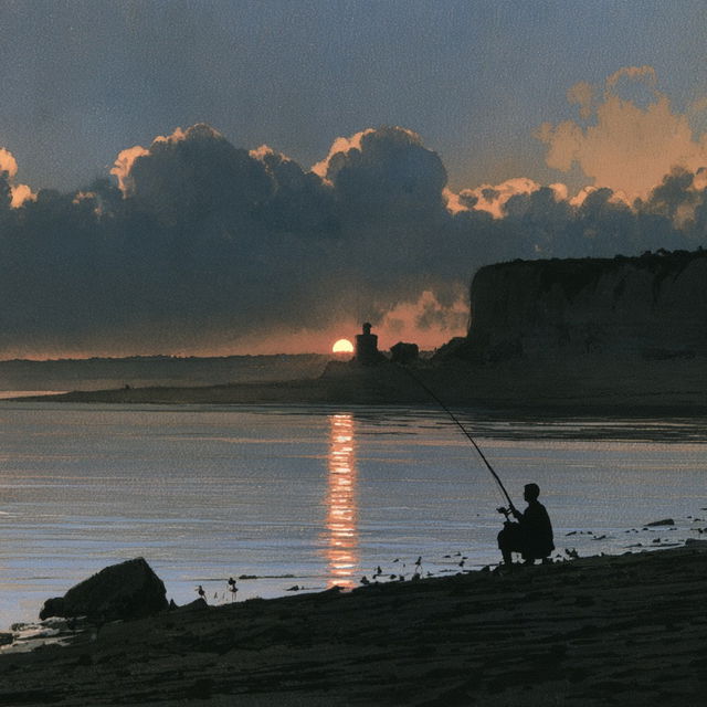 Michael Dudok de Wit style, Midjourney V8.2, render 4 of 4