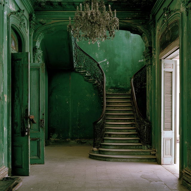 Michael Eastman style, Midjourney V8.2, render 1 of 4