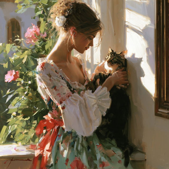 Michael Garmash style, Midjourney V8.2, render 4 of 4