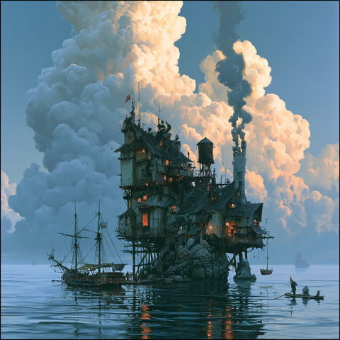 Michael Humphries style (Painters), Midjourney V8.2