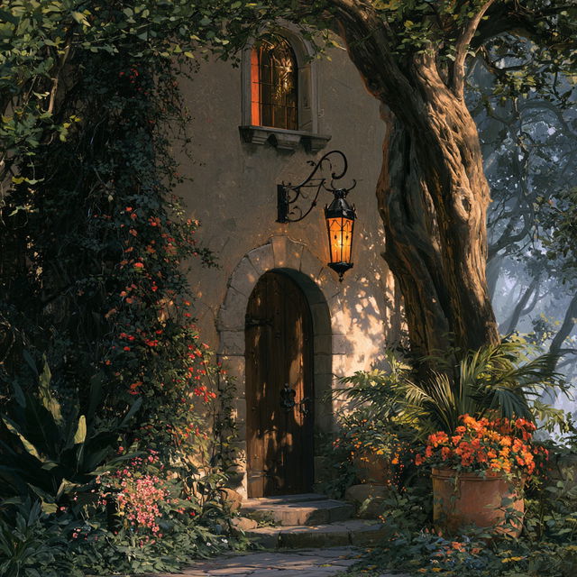 Michael Humphries style, Midjourney V8.2, render 3 of 4