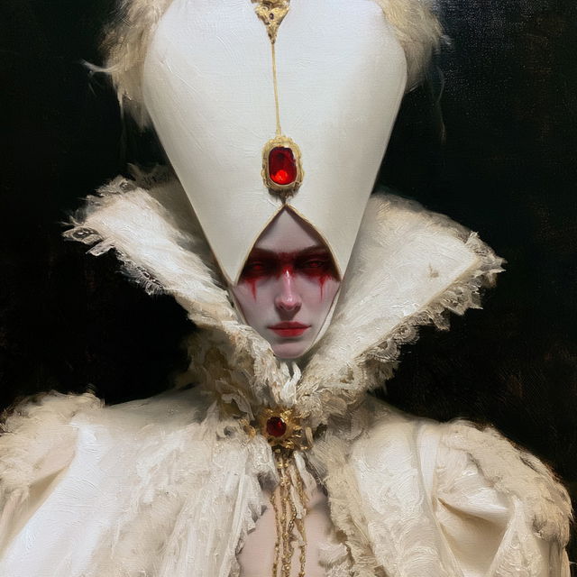 Michael Hussar style, Midjourney V8.2, render 1 of 4