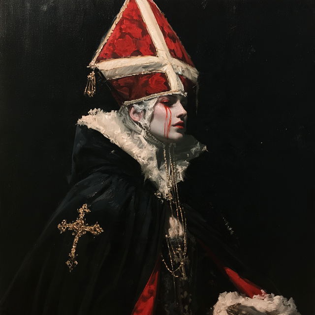 Michael Hussar style, Midjourney V8.2, render 4 of 4