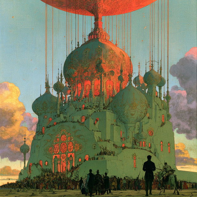 Michael Hutter style, Midjourney V8.2, render 4 of 4