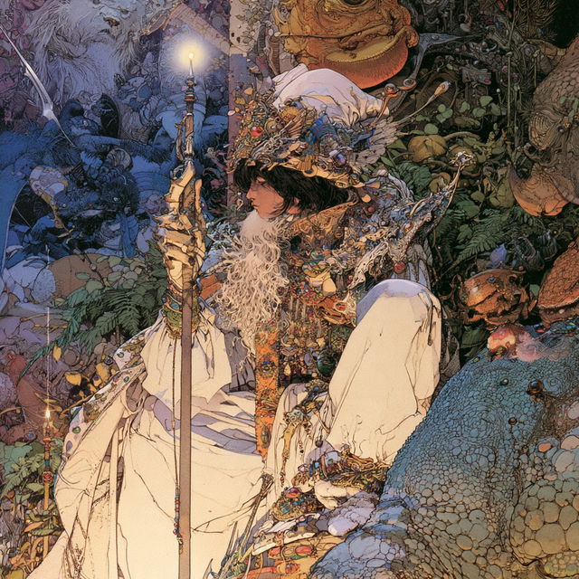 Michael Kaluta style, Midjourney V8.2, render 4 of 4