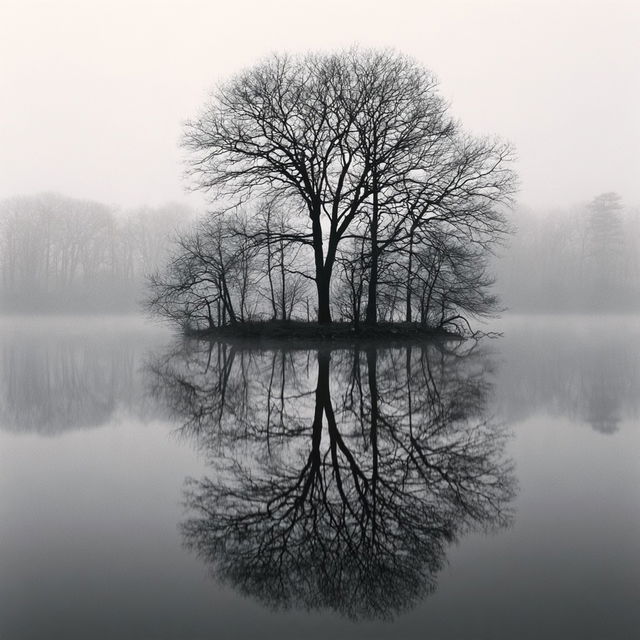 Michael Kenna style, Midjourney V8.2, render 2 of 4