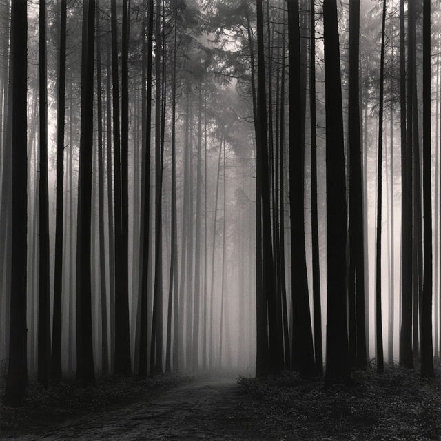 Michael Kenna style, Midjourney V8.2, render 1 of 4