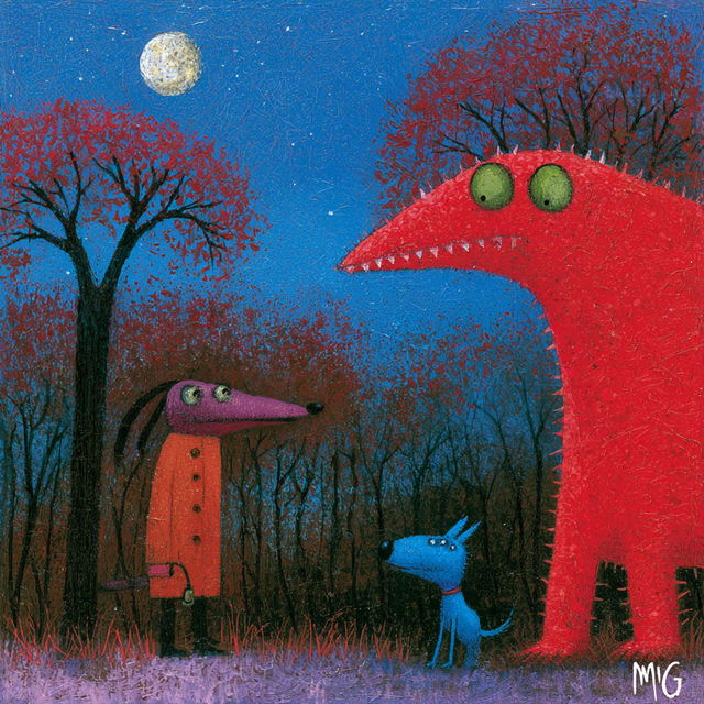 Michael Leunig style, Midjourney V8.2, render 1 of 4