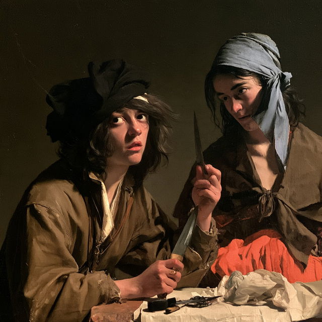 Michael Sweerts style, Midjourney V8.2, render 1 of 4