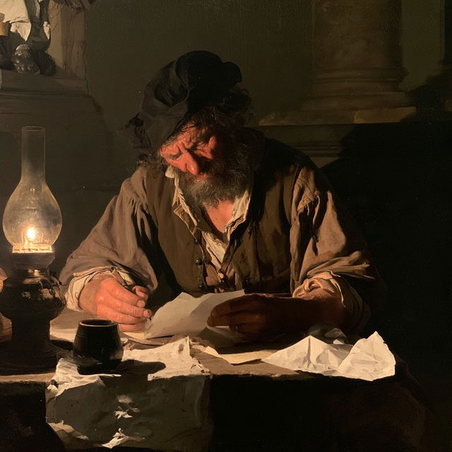 Michael Sweerts style, Midjourney V8.2, render 4 of 4