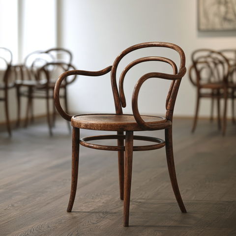 Michael Thonet style (Designers), Midjourney V8.2