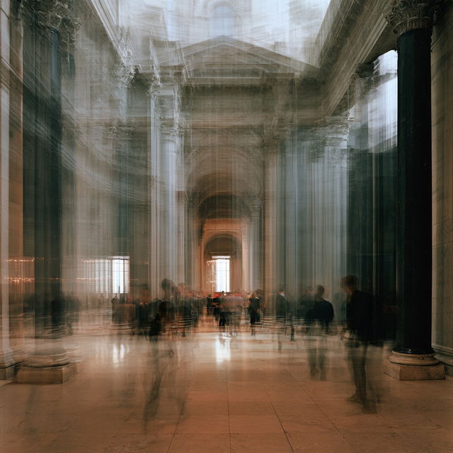 Michael Wesely style, Midjourney V8.2, render 4 of 4