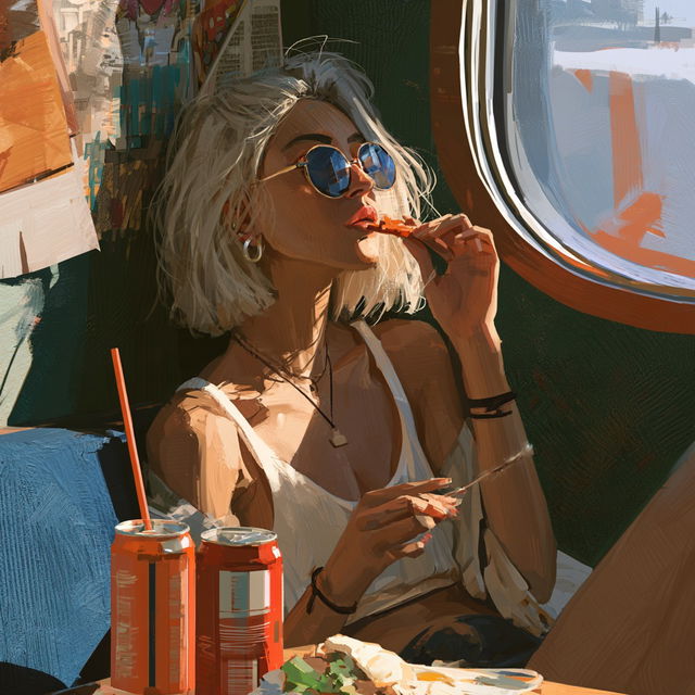 Midday style, Midjourney V8.2, render 2 of 4