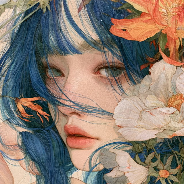 Miho Hirano style, Midjourney V8.2, render 3 of 4