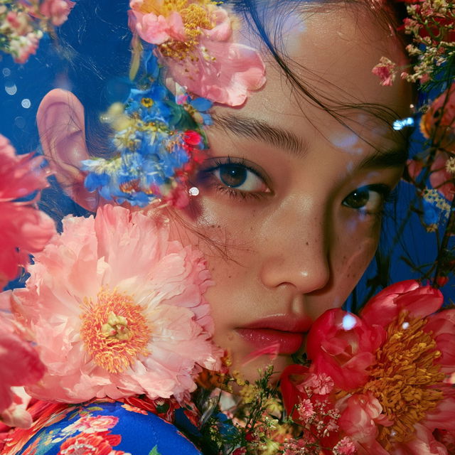 Mika Ninagawa style, Midjourney V8.2, render 2 of 4