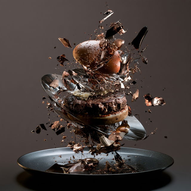 Mike Campau style, Midjourney V8.2, render 2 of 4