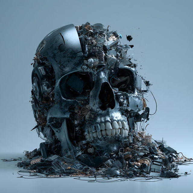 Mike Campau style, Midjourney V8.2, render 3 of 4
