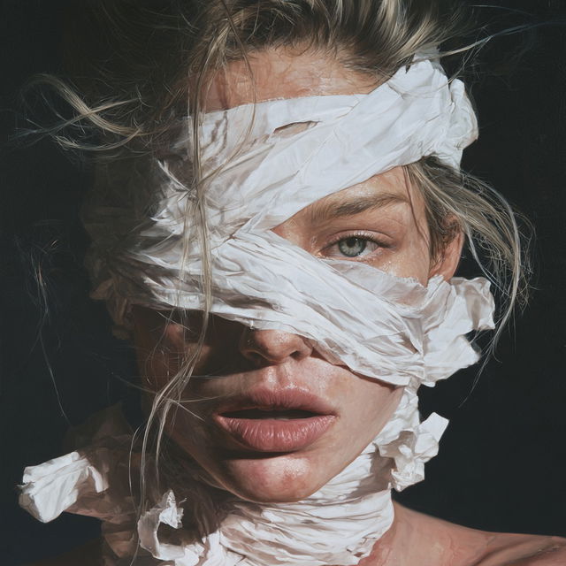 Mike Dargas style, Midjourney V8.2, render 2 of 4