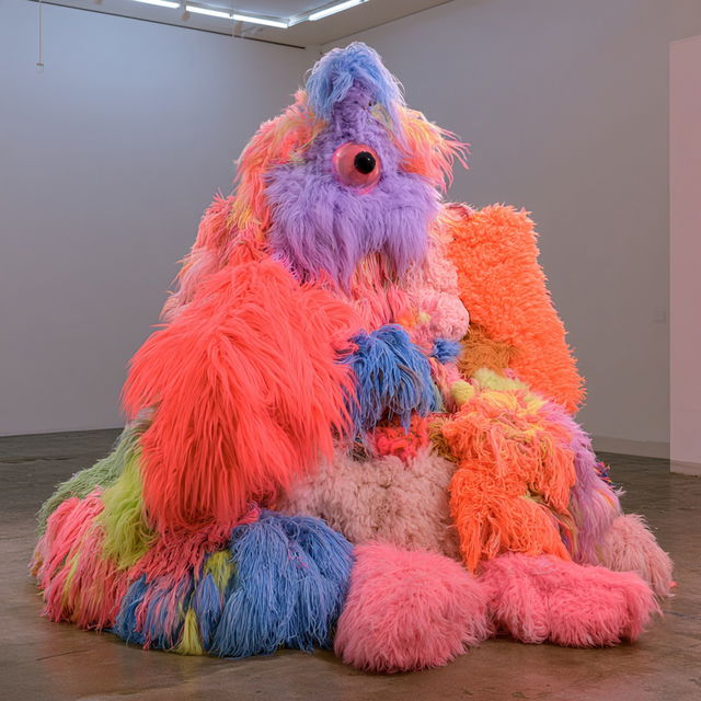 Mike Kelley style, Midjourney V8.2, render 2 of 4
