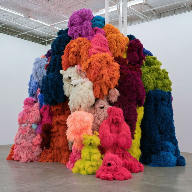 Mike Kelley style, Midjourney V8.2, render 1 of 4
