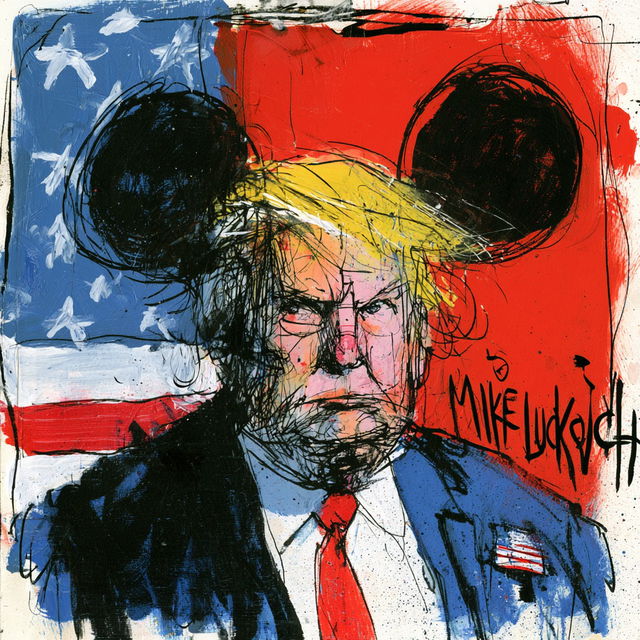 Mike Luckovich style, Midjourney V8.2, render 2 of 4