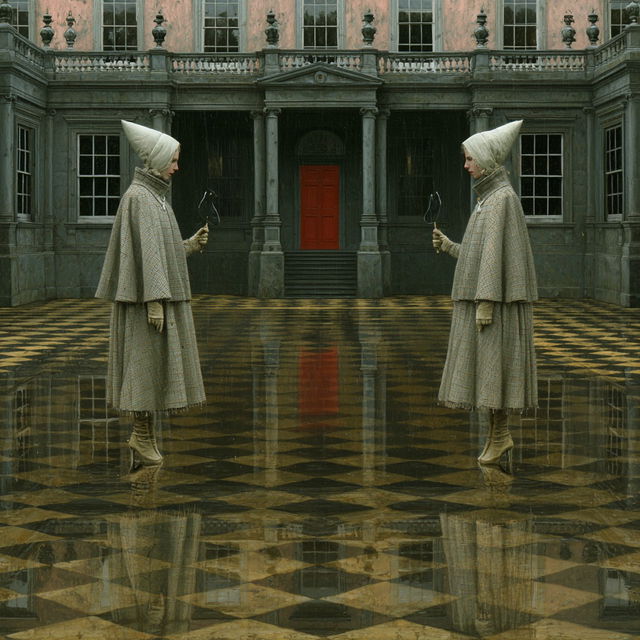 Mike Worrall style, Midjourney V8.2, render 1 of 4