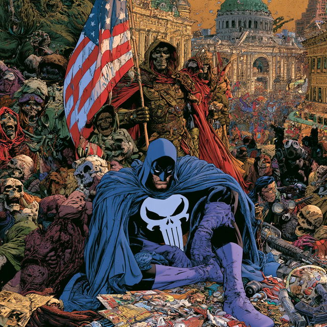 Mike Zeck style, Midjourney V8.2, render 4 of 4