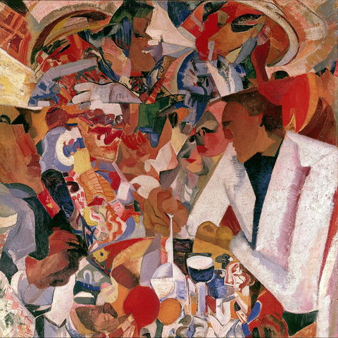 Mikhail Larionov style (Painters), Midjourney V8.2